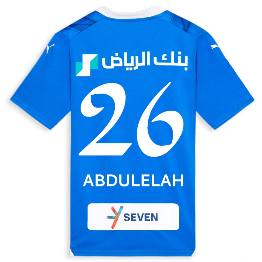 Női Abdulelah Al-Malki #26 Kék Hazai Jersey 2023/24 Mez Póló Ing