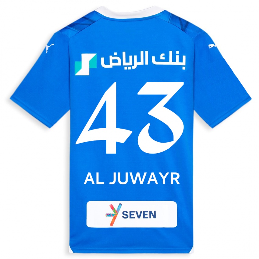 Női Musab Al-Juwayr #43 Kék Hazai Jersey 2023/24 Mez Póló Ing