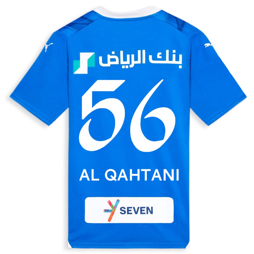 Női Mohammed Al-Qahtani #56 Kék Hazai Jersey 2023/24 Mez Póló Ing