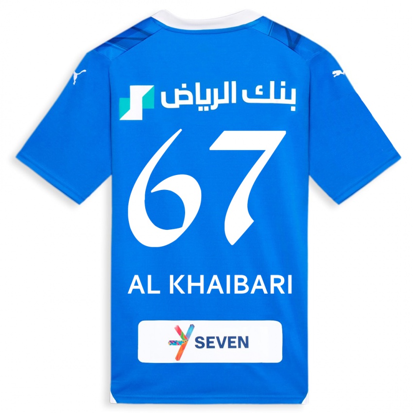 Női Mohammed Al-Khaibari #67 Kék Hazai Jersey 2023/24 Mez Póló Ing