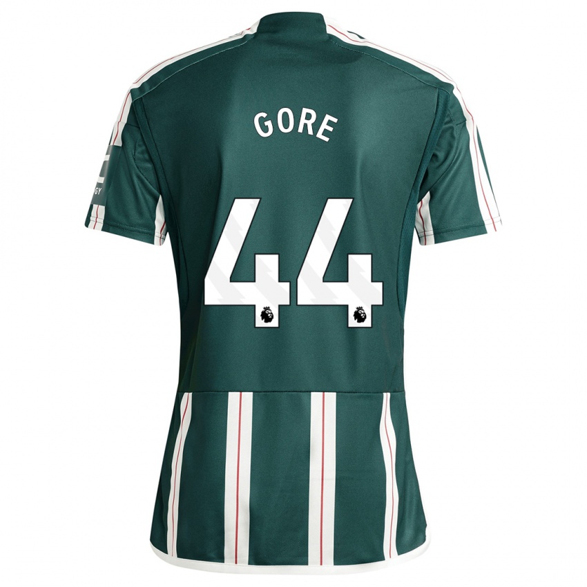 Női Daniel Gore #44 Sötétzöld Idegenbeli Jersey 2023/24 Mez Póló Ing