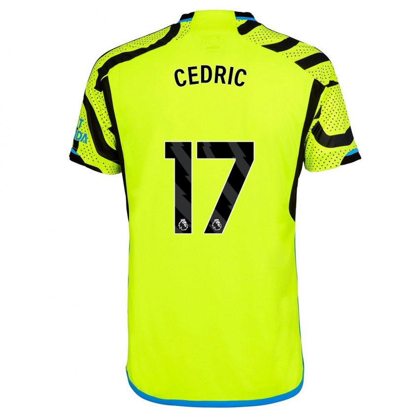 Női Cedric Soares #17 Sárga Idegenbeli Jersey 2023/24 Mez Póló Ing