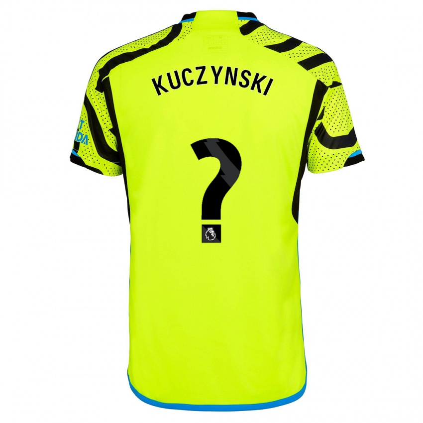 Női Max Kuczynski #0 Sárga Idegenbeli Jersey 2023/24 Mez Póló Ing