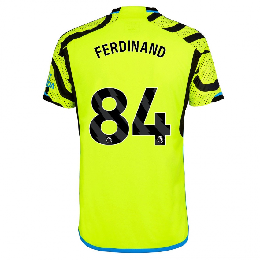 Női Seb Ferdinand #84 Sárga Idegenbeli Jersey 2023/24 Mez Póló Ing