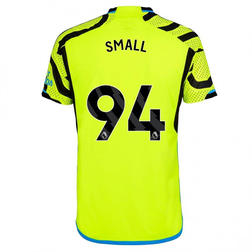 Női Coby Small #94 Sárga Idegenbeli Jersey 2023/24 Mez Póló Ing