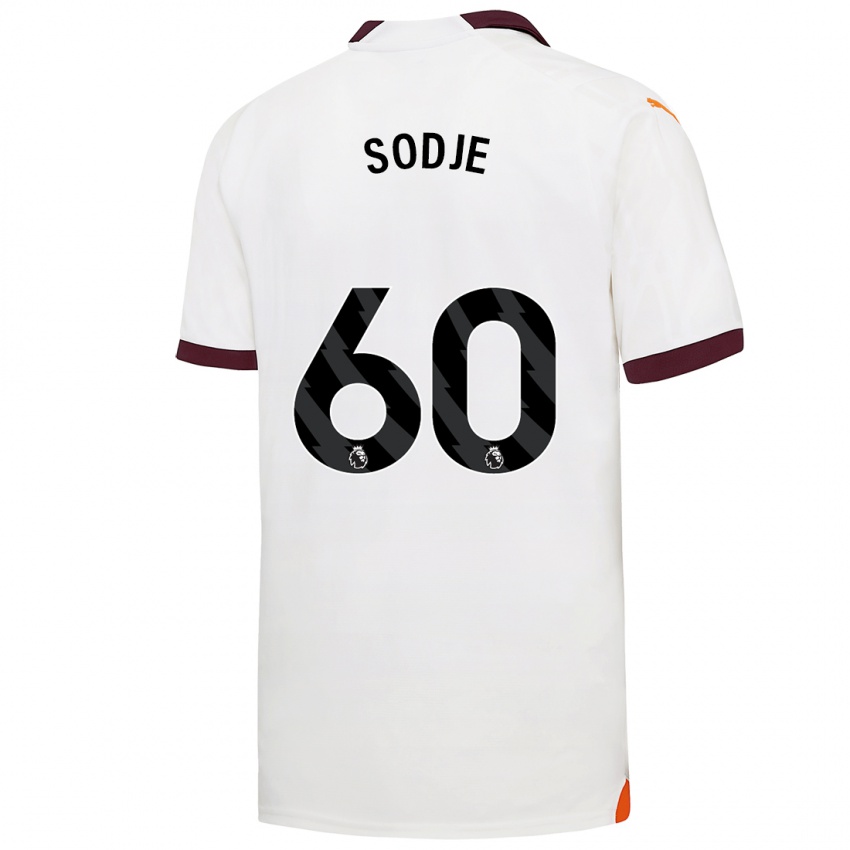 Női Tai Sodje #60 Fehér Idegenbeli Jersey 2023/24 Mez Póló Ing