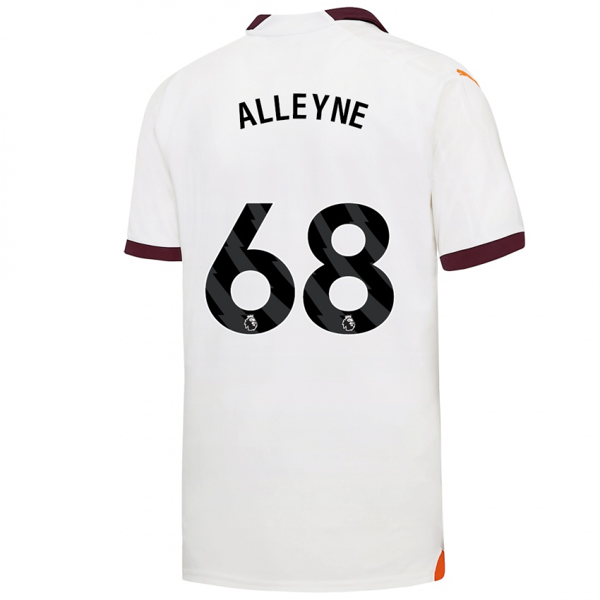 Női Max Alleyne #68 Fehér Idegenbeli Jersey 2023/24 Mez Póló Ing