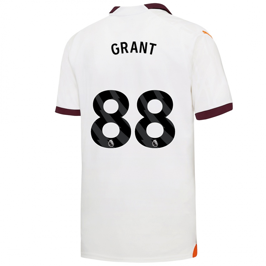 Női True Grant #88 Fehér Idegenbeli Jersey 2023/24 Mez Póló Ing