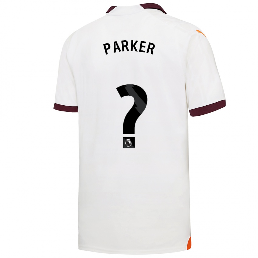 Női Harrison Parker #0 Fehér Idegenbeli Jersey 2023/24 Mez Póló Ing