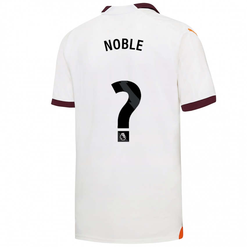 Női Kian Noble #0 Fehér Idegenbeli Jersey 2023/24 Mez Póló Ing