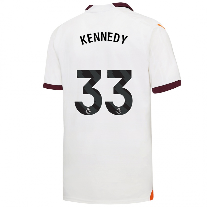 Női Alanna Kennedy #33 Fehér Idegenbeli Jersey 2023/24 Mez Póló Ing