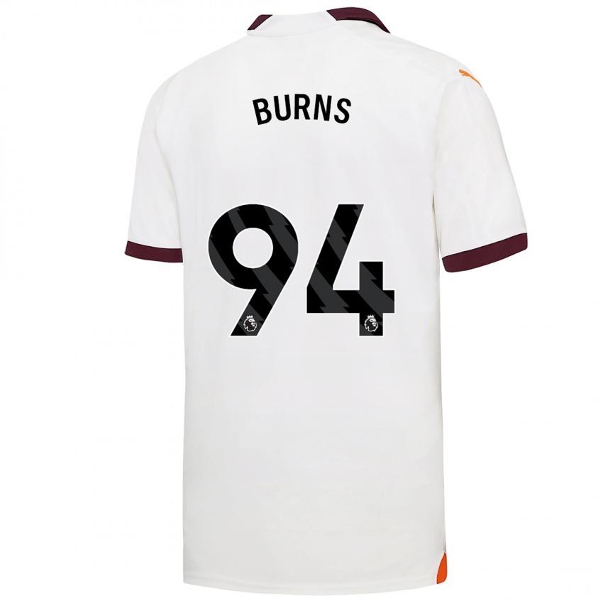 Női Finley Burns #94 Fehér Idegenbeli Jersey 2023/24 Mez Póló Ing