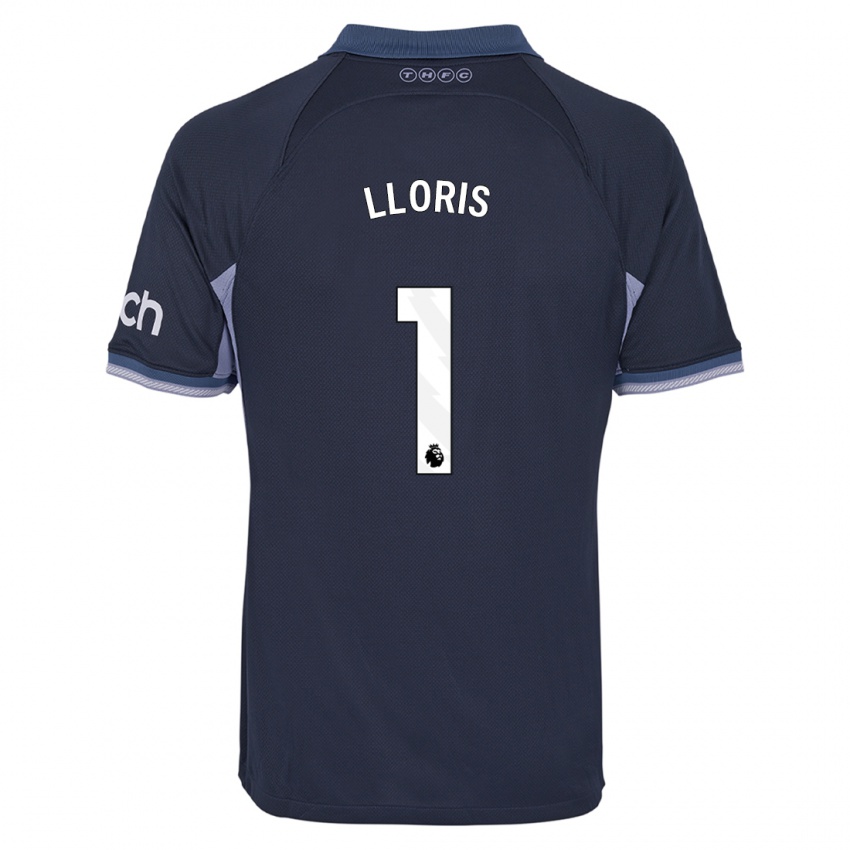 Női Hugo Lloris #1 Sötétkék Idegenbeli Jersey 2023/24 Mez Póló Ing