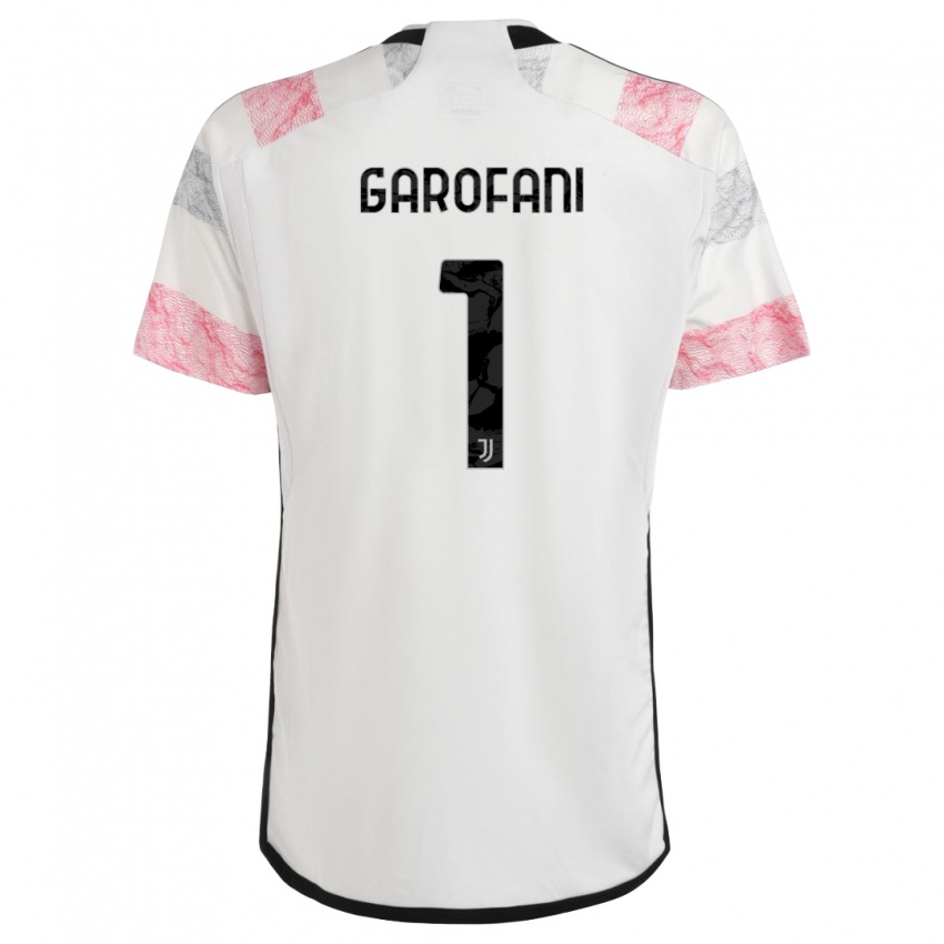 Női Giovanni Garofani #1 Fehér Rózsaszín Idegenbeli Jersey 2023/24 Mez Póló Ing