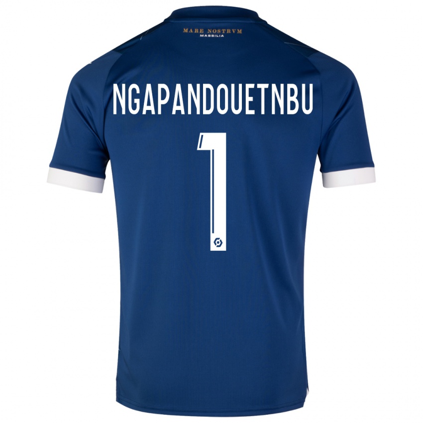 Női Simon Ngapandouetnbu #1 Sötétkék Idegenbeli Jersey 2023/24 Mez Póló Ing