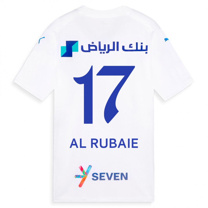 Női Mohammed Al-Rubaie #17 Fehér Idegenbeli Jersey 2023/24 Mez Póló Ing