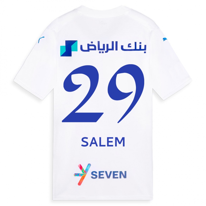 Női Salem Al-Dawsari #29 Fehér Idegenbeli Jersey 2023/24 Mez Póló Ing