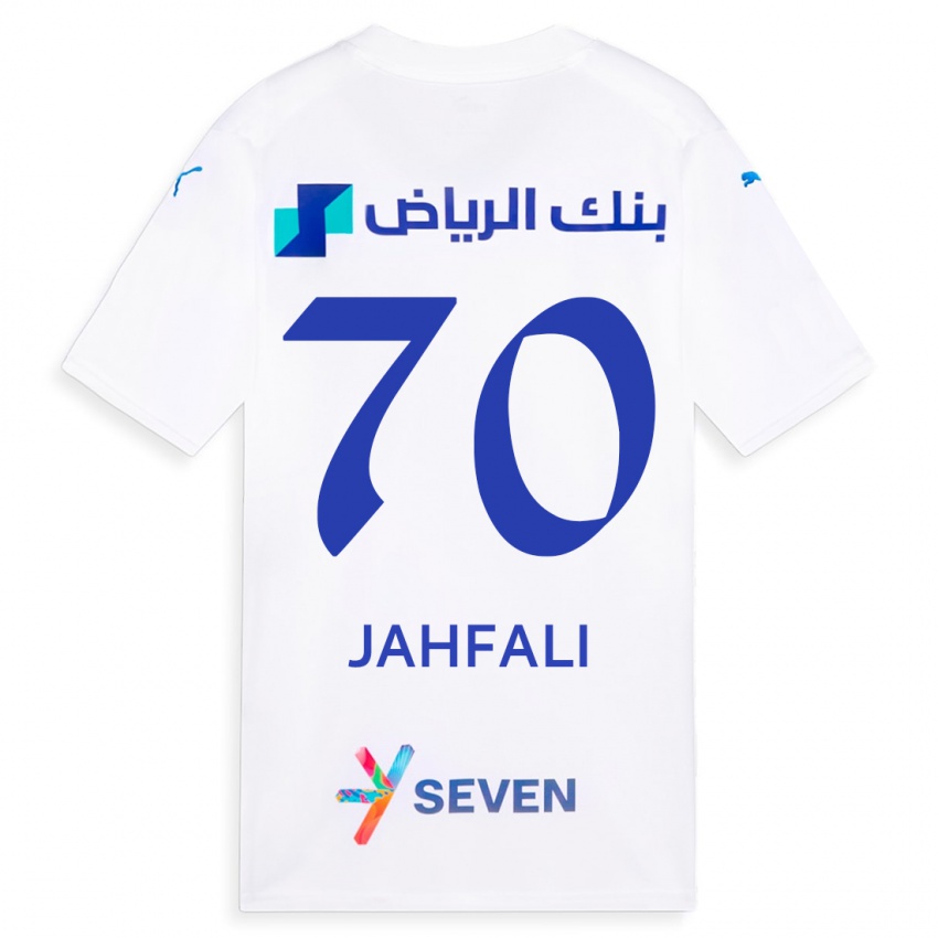 Női Mohammed Jahfali #70 Fehér Idegenbeli Jersey 2023/24 Mez Póló Ing