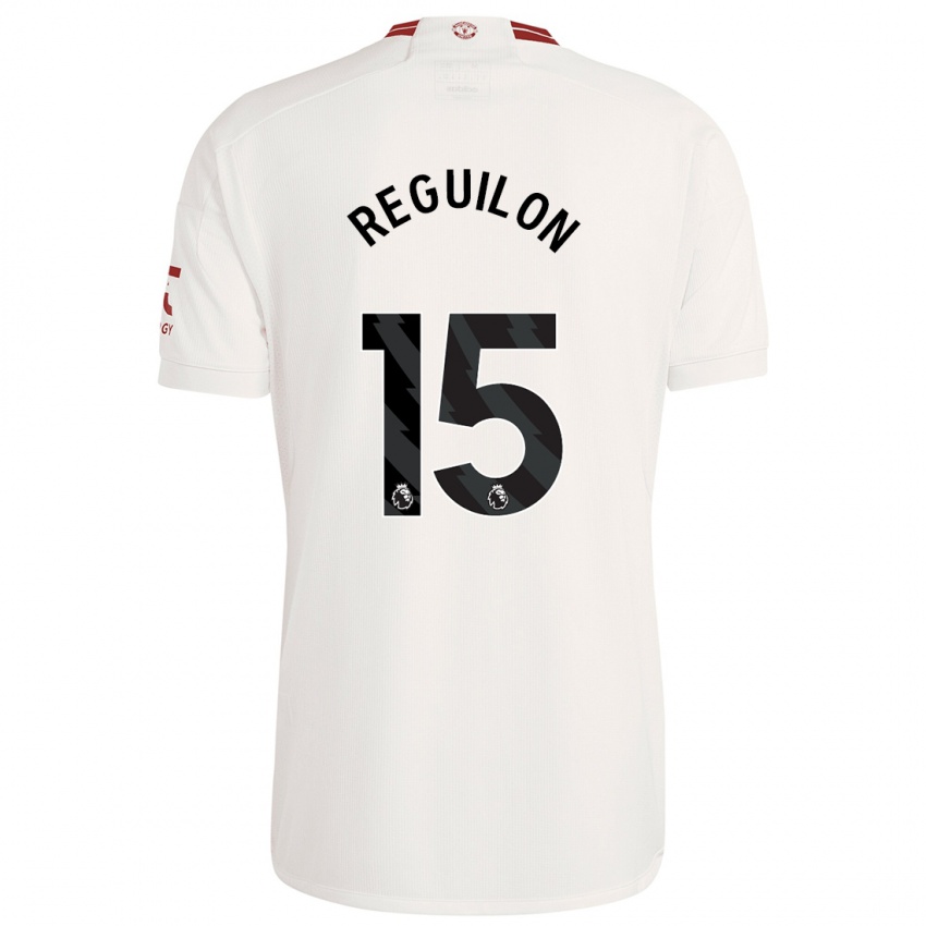 Női Sergio Reguilon #15 Fehér Harmadik Számú Jersey 2023/24 Mez Póló Ing