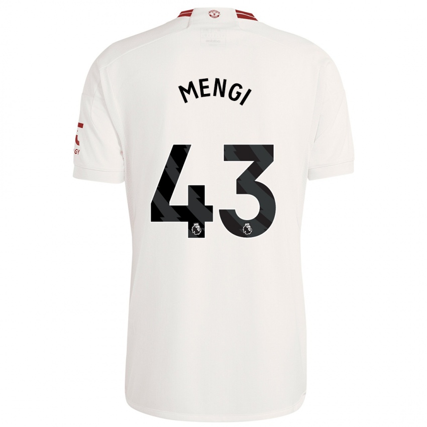 Női Teden Mengi #43 Fehér Harmadik Számú Jersey 2023/24 Mez Póló Ing