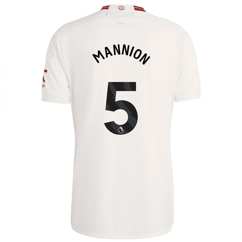 Női Aoife Mannion #5 Fehér Harmadik Számú Jersey 2023/24 Mez Póló Ing