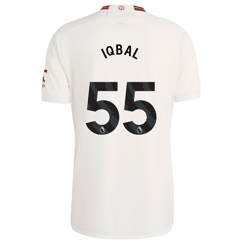 Női Zidane Iqbal #55 Fehér Harmadik Számú Jersey 2023/24 Mez Póló Ing