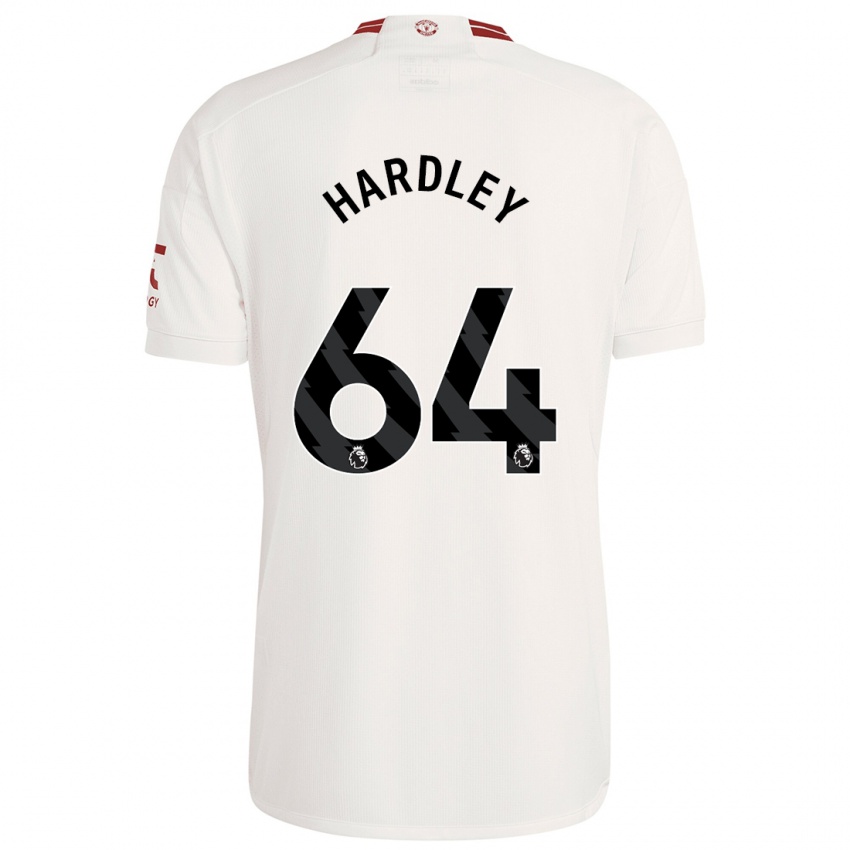 Női Bjorn Hardley #64 Fehér Harmadik Számú Jersey 2023/24 Mez Póló Ing