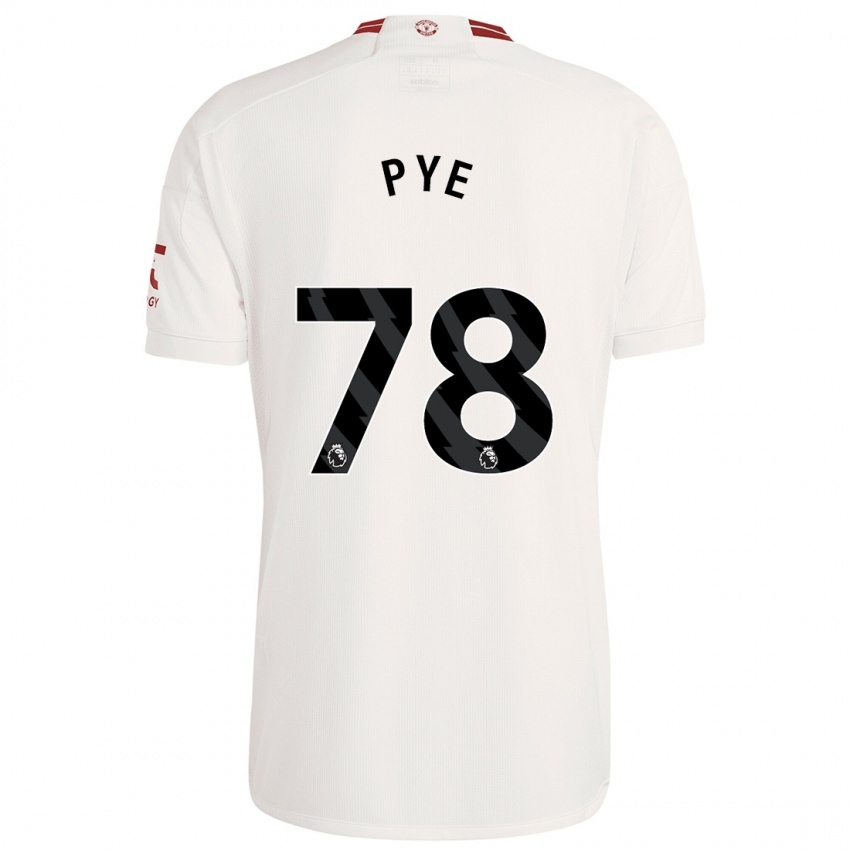 Női Logan Pye #78 Fehér Harmadik Számú Jersey 2023/24 Mez Póló Ing