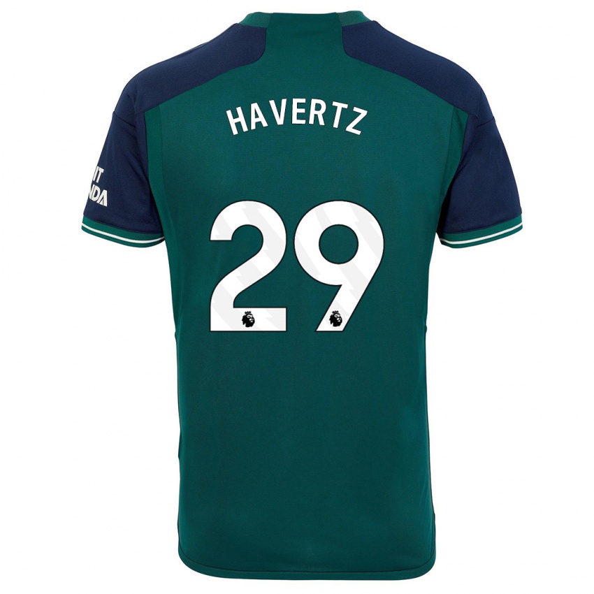 Női Kai Havertz #29 Zöld Harmadik Számú Jersey 2023/24 Mez Póló Ing