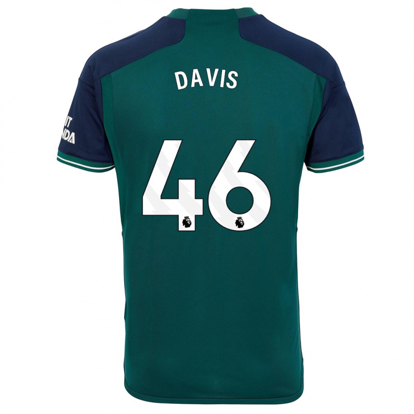 Női Timi Davis #46 Zöld Harmadik Számú Jersey 2023/24 Mez Póló Ing