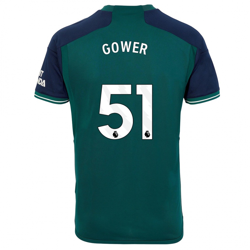 Női Jimi Gower #51 Zöld Harmadik Számú Jersey 2023/24 Mez Póló Ing