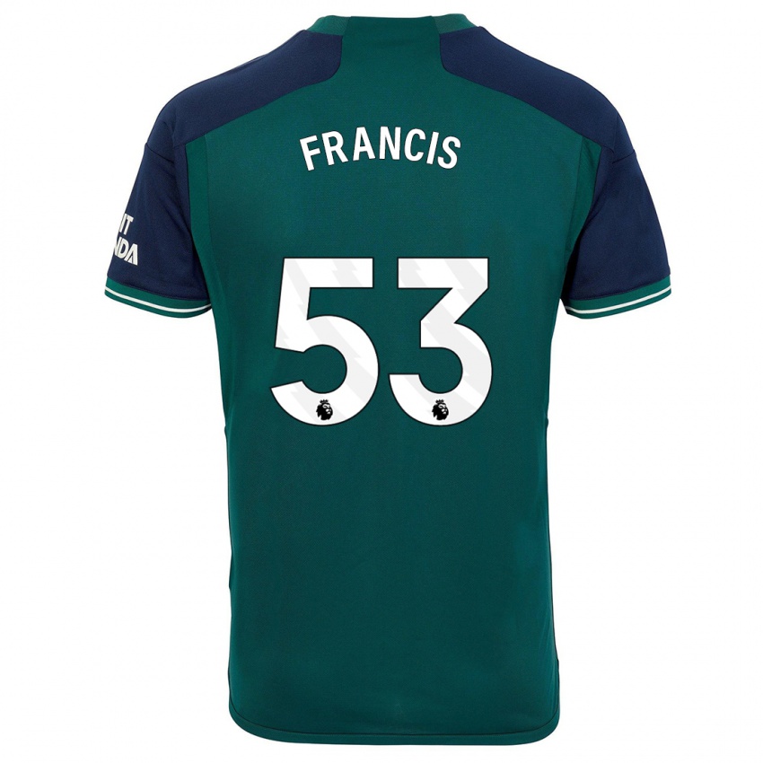 Női Jack Henry Francis #53 Zöld Harmadik Számú Jersey 2023/24 Mez Póló Ing