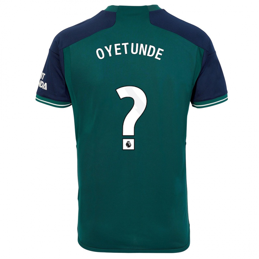 Női Daniel Oyetunde #0 Zöld Harmadik Számú Jersey 2023/24 Mez Póló Ing