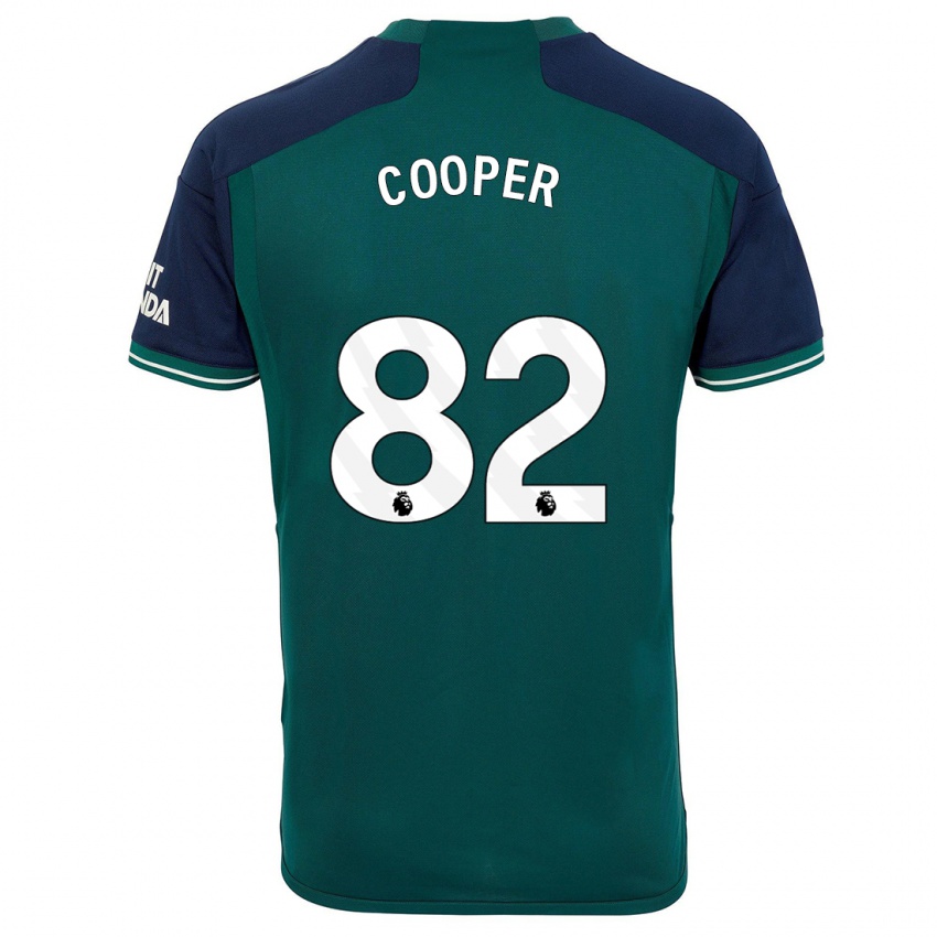 Női Noah Cooper #82 Zöld Harmadik Számú Jersey 2023/24 Mez Póló Ing