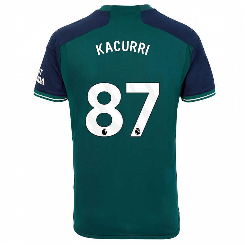 Női Maldini Kacurri #87 Zöld Harmadik Számú Jersey 2023/24 Mez Póló Ing