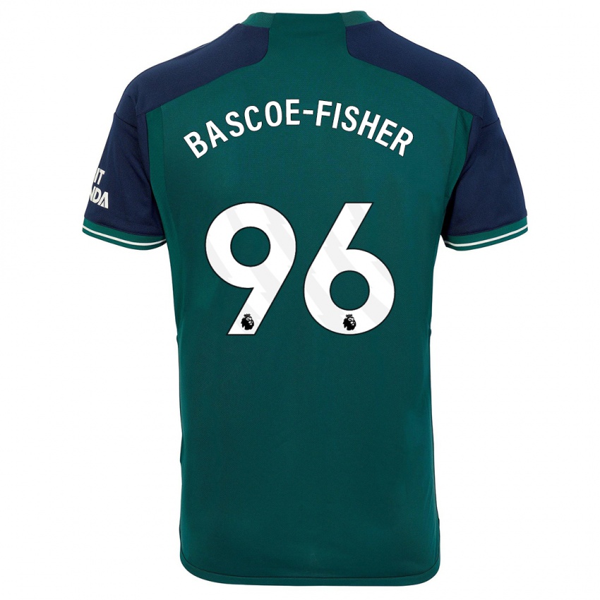 Női Jakai Bascoe-Fisher #96 Zöld Harmadik Számú Jersey 2023/24 Mez Póló Ing