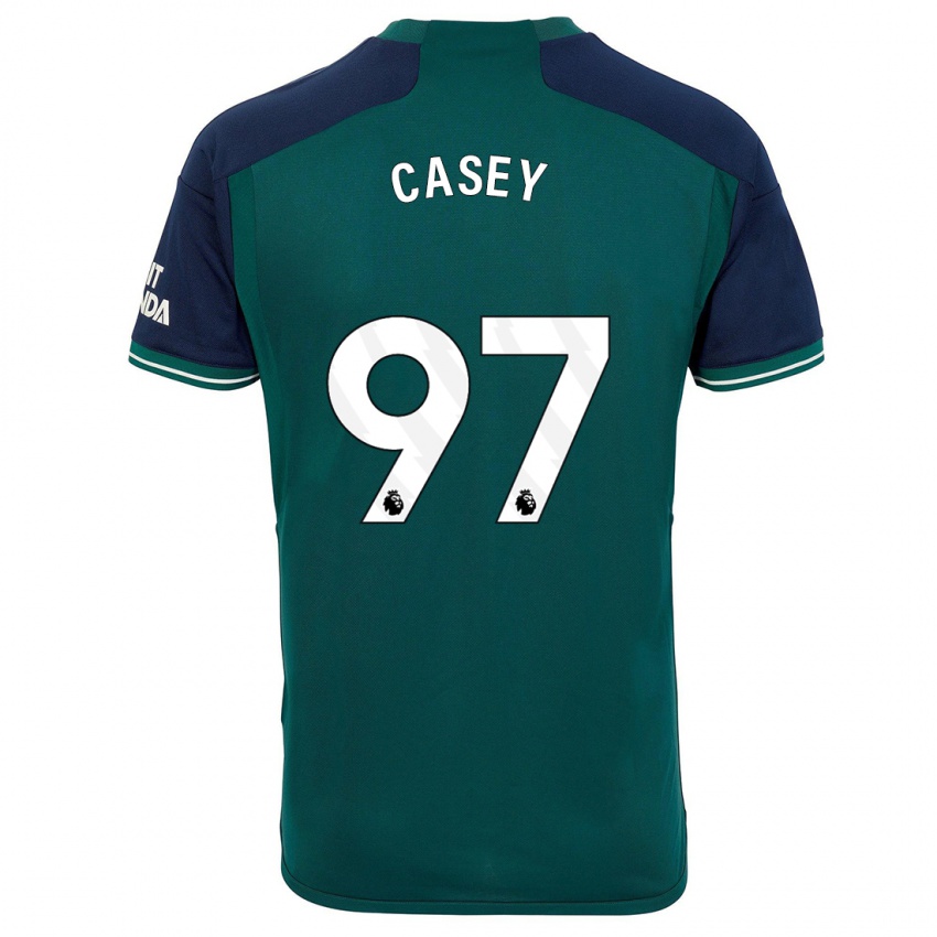 Női Dan Casey #97 Zöld Harmadik Számú Jersey 2023/24 Mez Póló Ing