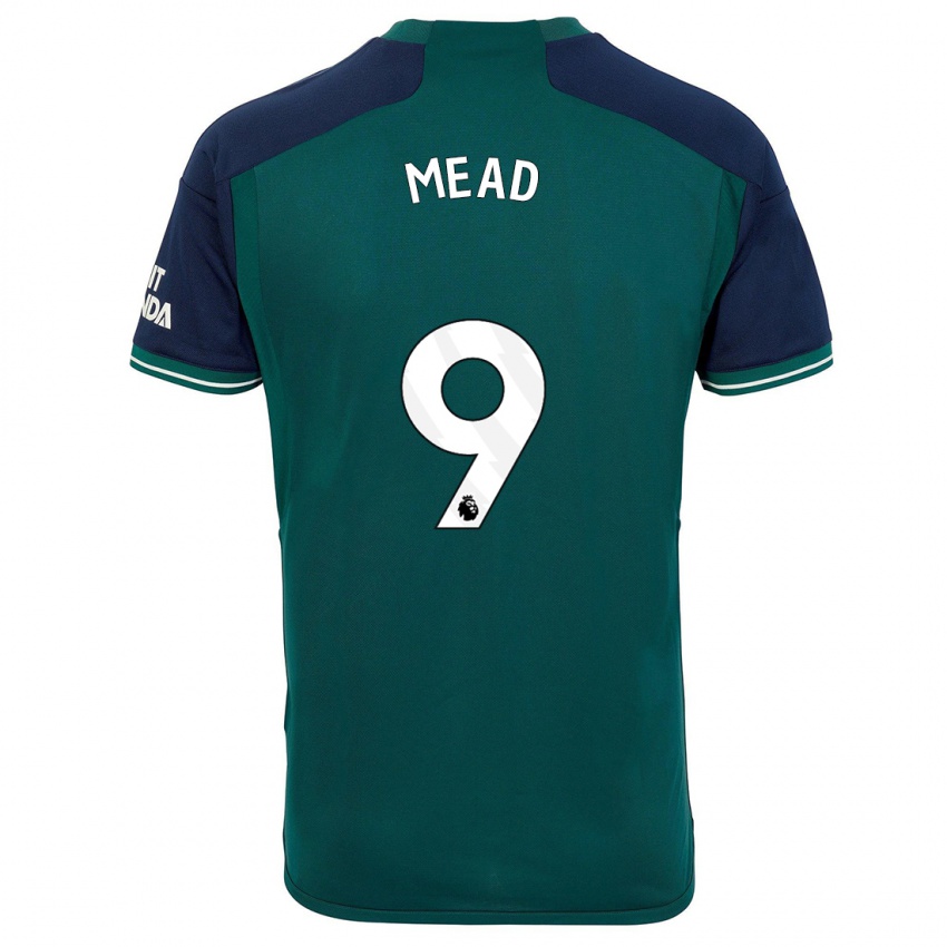 Női Beth Mead #9 Zöld Harmadik Számú Jersey 2023/24 Mez Póló Ing