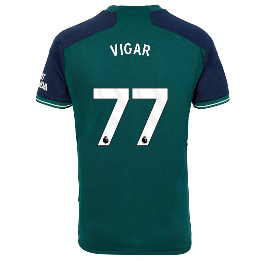 Női Billy Vigar #77 Zöld Harmadik Számú Jersey 2023/24 Mez Póló Ing