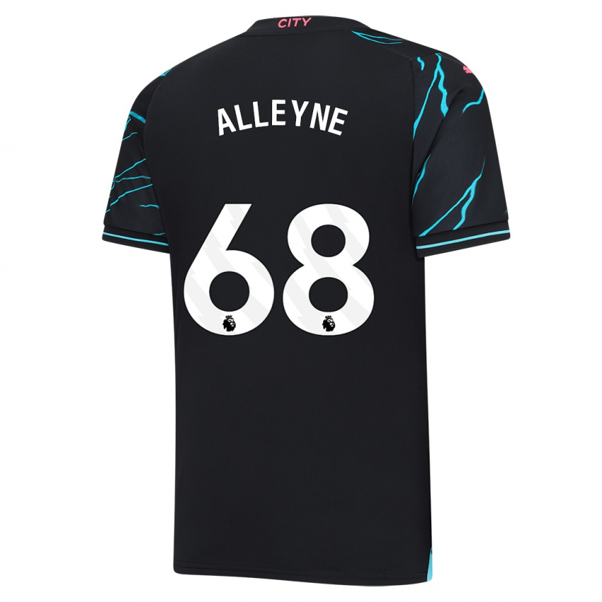 Női Max Alleyne #68 Sötétkék Harmadik Számú Jersey 2023/24 Mez Póló Ing