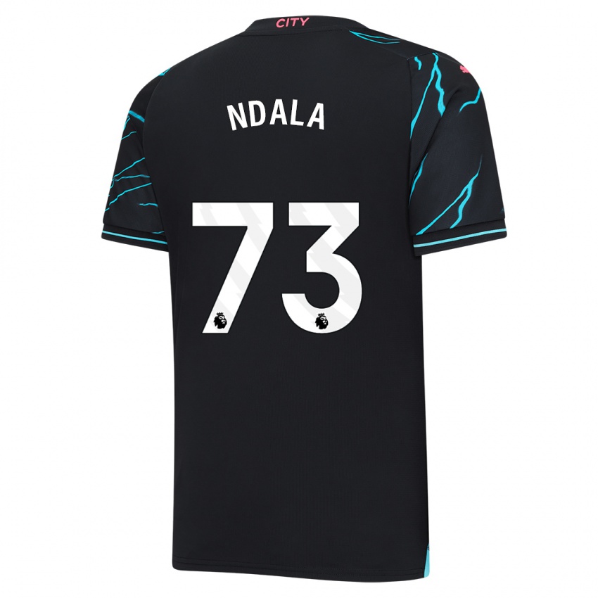 Női Joel Ndala #73 Sötétkék Harmadik Számú Jersey 2023/24 Mez Póló Ing