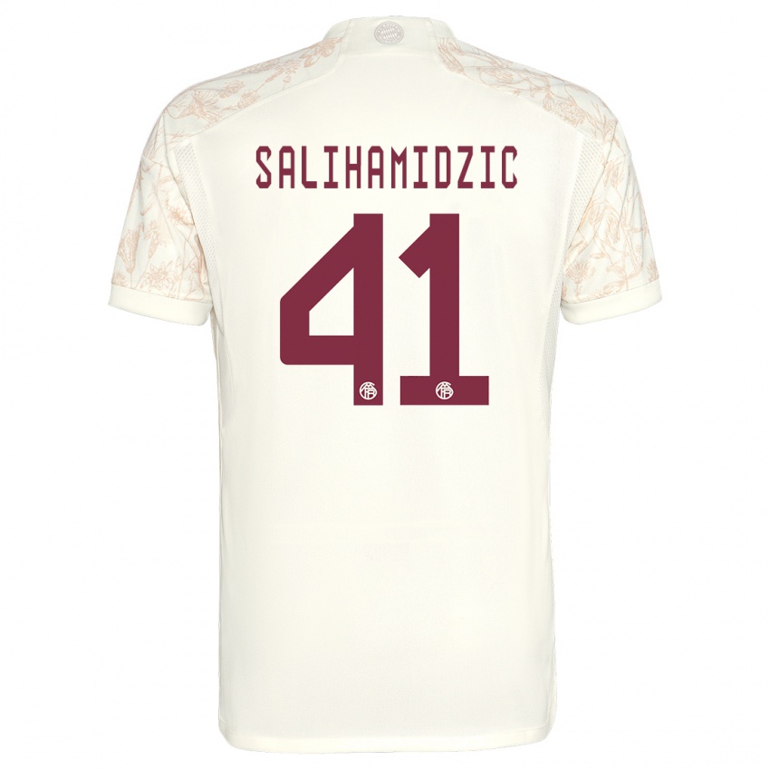 Női Nick Salihamidzic #41 Törtfehér Harmadik Számú Jersey 2023/24 Mez Póló Ing