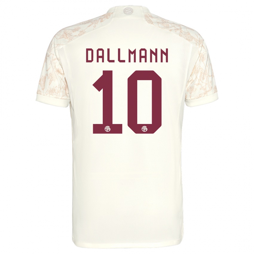 Női Linda Dallmann #10 Törtfehér Harmadik Számú Jersey 2023/24 Mez Póló Ing