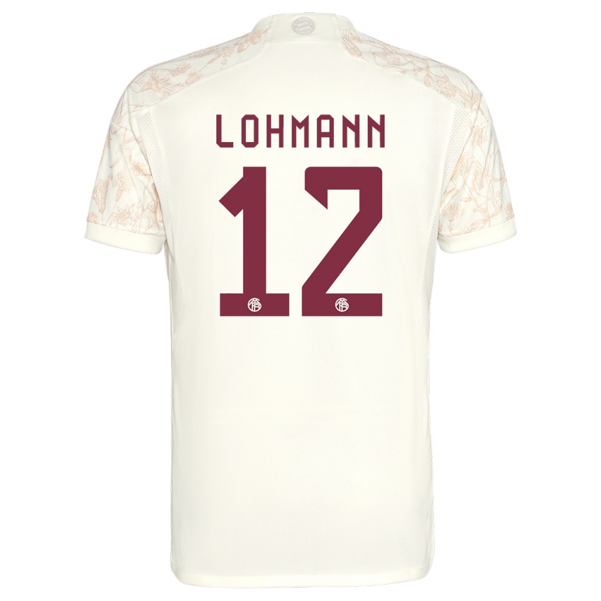 Női Sydney Lohmann #12 Törtfehér Harmadik Számú Jersey 2023/24 Mez Póló Ing