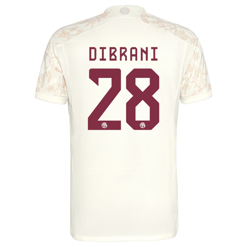 Női Benjamin Dibrani #28 Törtfehér Harmadik Számú Jersey 2023/24 Mez Póló Ing