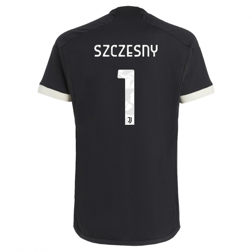 Női Wojciech Szczesny #1 Fekete Harmadik Számú Jersey 2023/24 Mez Póló Ing