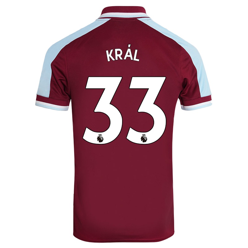 Gyermek Alex Kral #33 Gesztenyebarna Hazai Jersey 2021/22 Mez Póló Ing