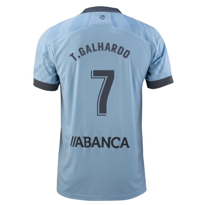 Gyermek Thiago Galhardo #7 Világos Lila Hazai Jersey 2021/22 Mez Póló Ing