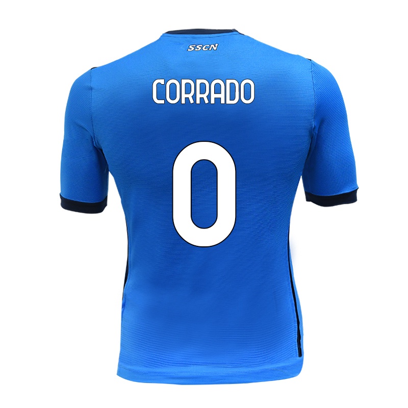 Gyermek Heden Corrado #0 Kék Hazai Jersey 2021/22 Mez Póló Ing