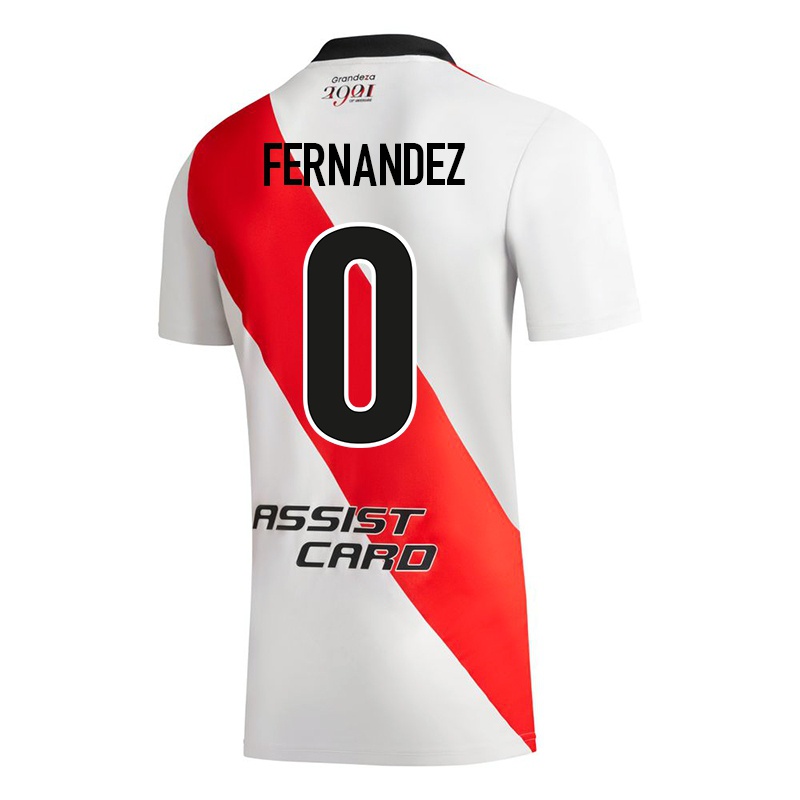 Gyermek Esteban Fernandez #0 Fehér Hazai Jersey 2021/22 Mez Póló Ing